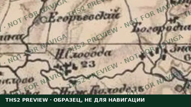 Образец карты с водяным знаком